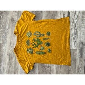 Fifth Sun Plant Cacti Succulent Tshirt size M Women Plant Lover Target Yellow